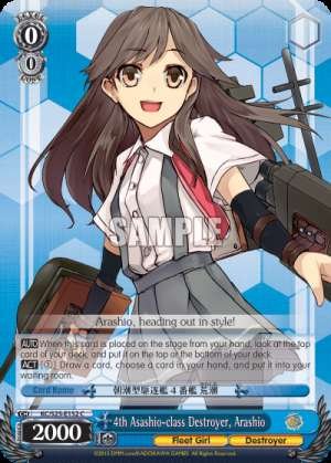 4th Asashio-class Destroyer, Arashio