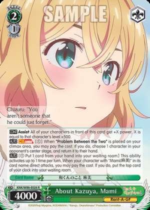 About Kazuya, Mami