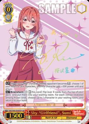 Shy "Girlfriend", Sumi