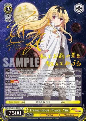 Tremendous Power, Yue