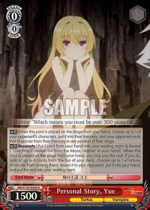 Personal Story, Yue