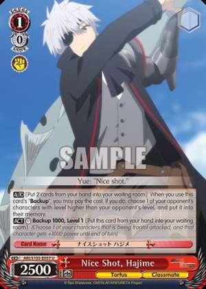 Nice Shot, Hajime