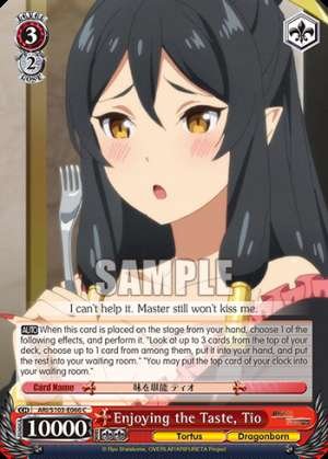 Enjoying the Taste, Tio