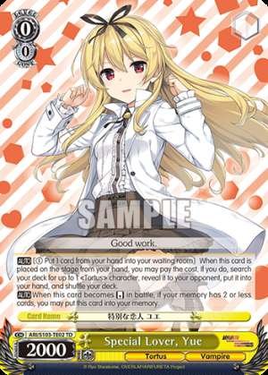 Special Lover, Yue