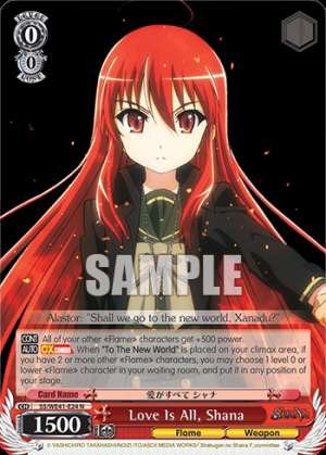 Love Is All, Shana