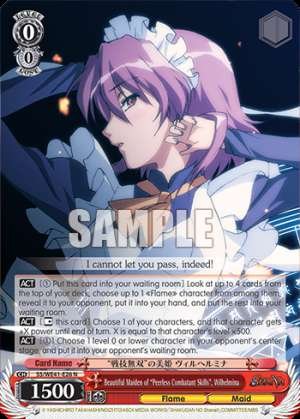 Beautiful Maiden of "Peerless Combatant Skills", Wilhelmina