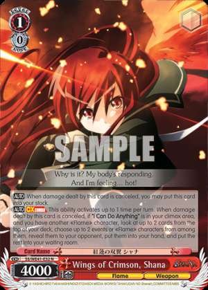Wings of Crimson, Shana