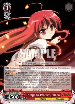 Things to Protect, Shana