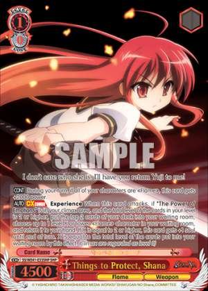 Things to Protect, Shana