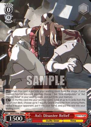 Axl: Disaster Relief