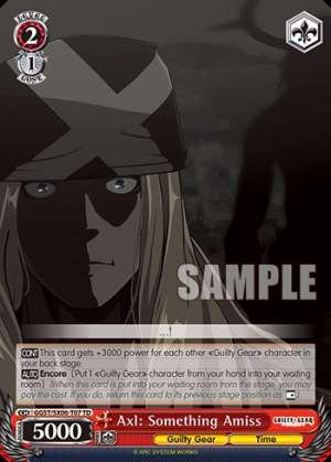 Axl: Something Amiss