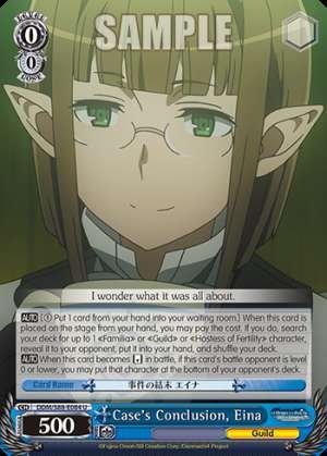 Case's Conclusion, Eina