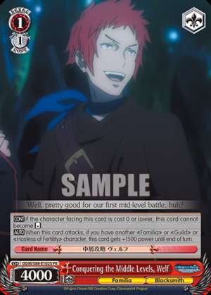 Conquering the Middle Levels, Welf