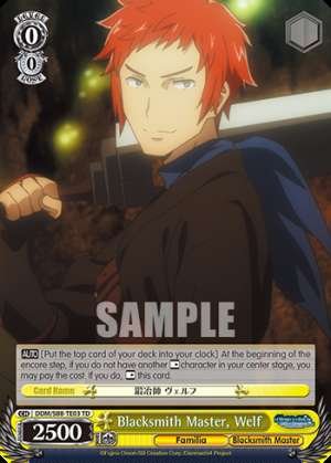 Blacksmith Master, Welf