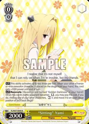 “Sitting” Yami