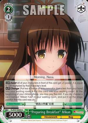 “Preparing Breakfast” Mikan