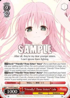 “Friendly? Three Sisters” Lala