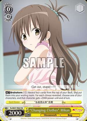 “Changing Clothes” Mikan