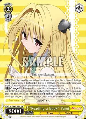“Reading a Book” Yami