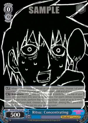 Ritsu: Concentrating