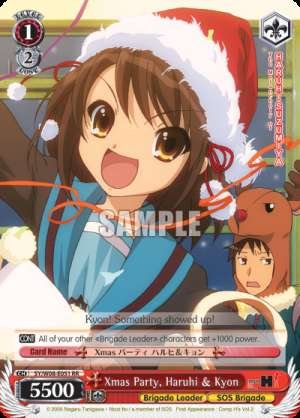 Xmas Party, Haruhi & Kyon