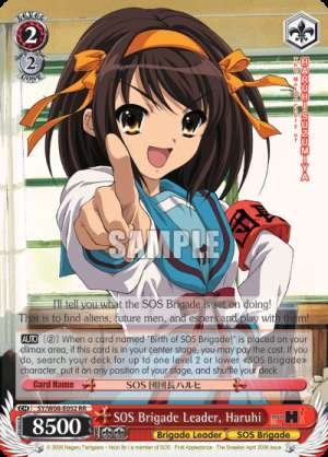 SOS Brigade Leader, Haruhi