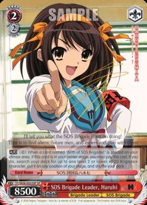 SOS Brigade Leader, Haruhi