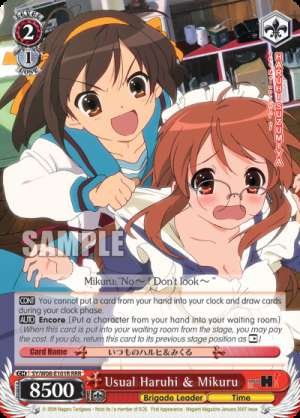 Usual Haruhi & Mikuru