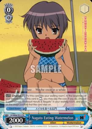 Nagato Eating Watermelon