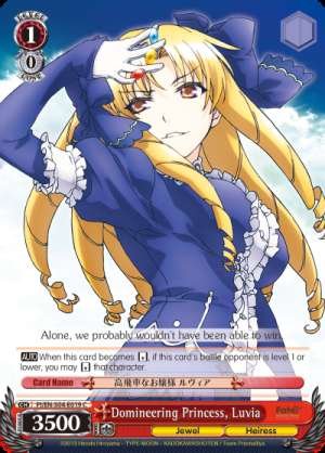 Domineering Princess, Luvia