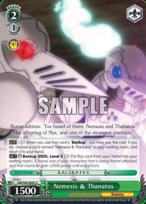 Nemesis & Thanatos