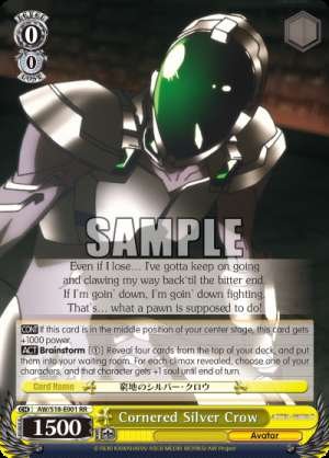 Cornered Silver Crow