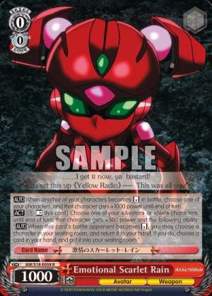Emotional Scarlet Rain