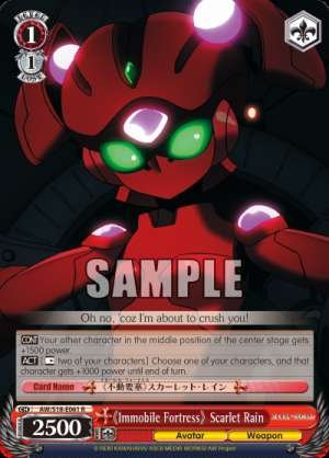 《Immobile Fortress》Scarlet Rain