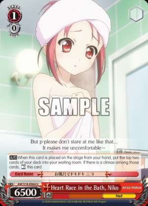 Heart Race in the Bath, Niko