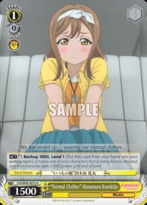 "Normal Clothes" Hanamaru Kunikida