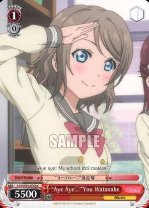 "Aye Aye?"You Watanabe