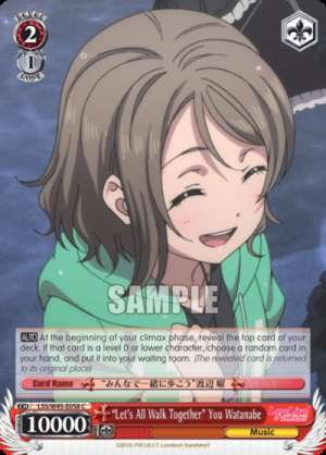 "Let's All Walk Together" You Watanabe