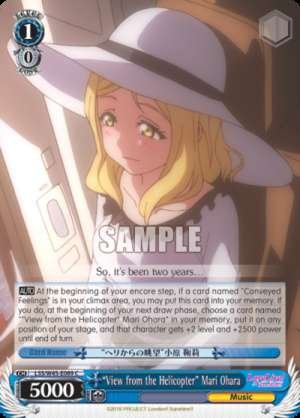 "View from the Helicopter" Mari Ohara