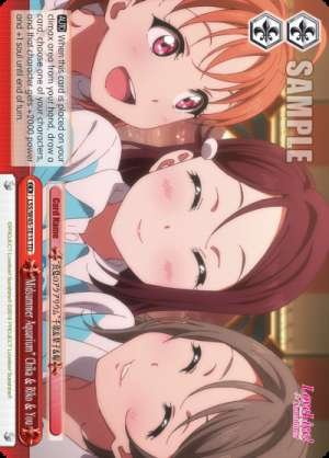 "Midsummer Aquarium" Chika & Riko & You
