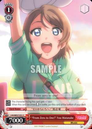 "From Zero to One!" You Watanabe