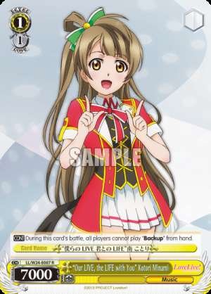 "Our LIVE, the LIFE with You" Kotori Minami