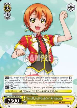 "Our LIVE, the LIFE with You" Rin Hoshizora