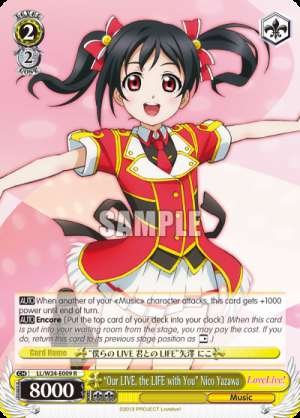 "Our LIVE, the LIFE with You" Nico Yazawa