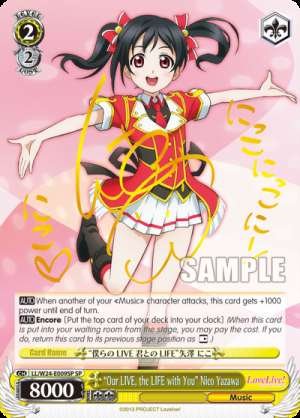 "Our LIVE, the LIFE with You" Nico Yazawa