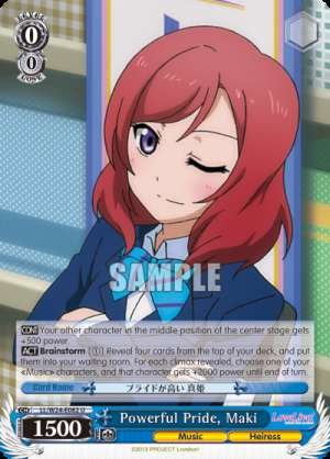 Powerful Pride, Maki