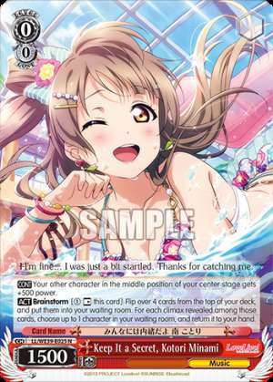 Keep It a Secret, Kotori Minami