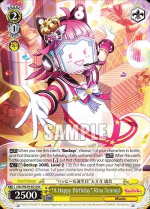 “A Happy Birthday” Rina Tennoji