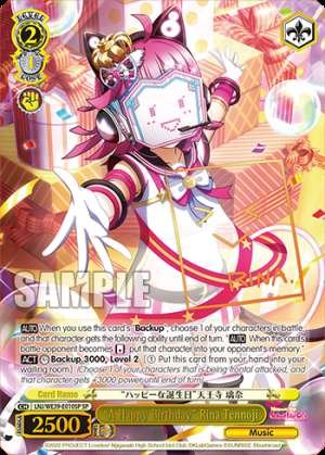 “A Happy Birthday” Rina Tennoji