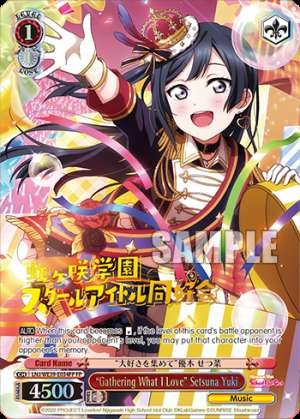 “Gathering What I Love” Setsuna Yuki